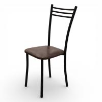 Стул Трио Стандарт (черный, к/з Кайман коричневый 047)