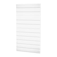 Фасад БЕЛЫЙ ГЛЯНЕЦ 3 ящика 400