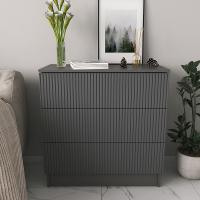 Комод К-54 3 ящ. Атилиу/Серый графит