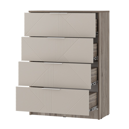 Эмилия Комод КМ-02 Дуб смоки/Айриш