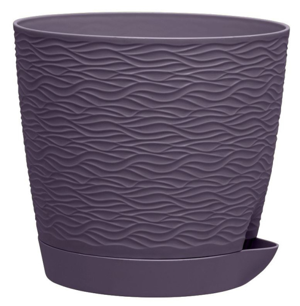 Кашпо "Блюз" (1,5л.) Цв.Сливовый