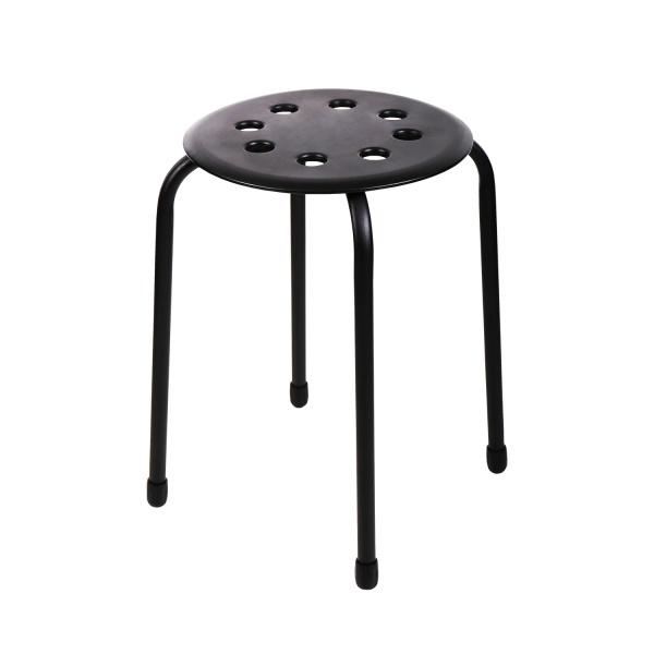 Табурет ТП01 пластм.сиденье/черный