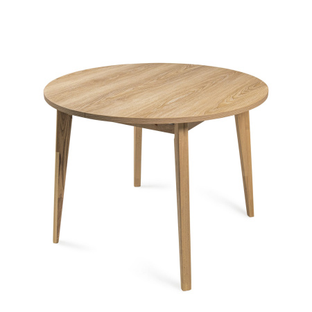 Стол Ориент D980(305),Пластик, Дуб вотан, подстолье дерево, морилка светлая