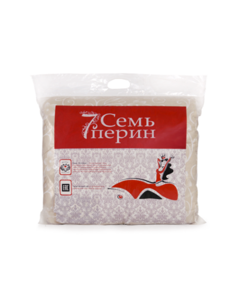 Наматрасник с фиксатором 7 Перин шерсть 140*200 см   