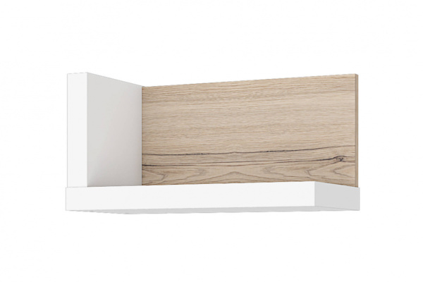 Венето Детская СТЛ.266.06 Полка Дуб санремо/Белый