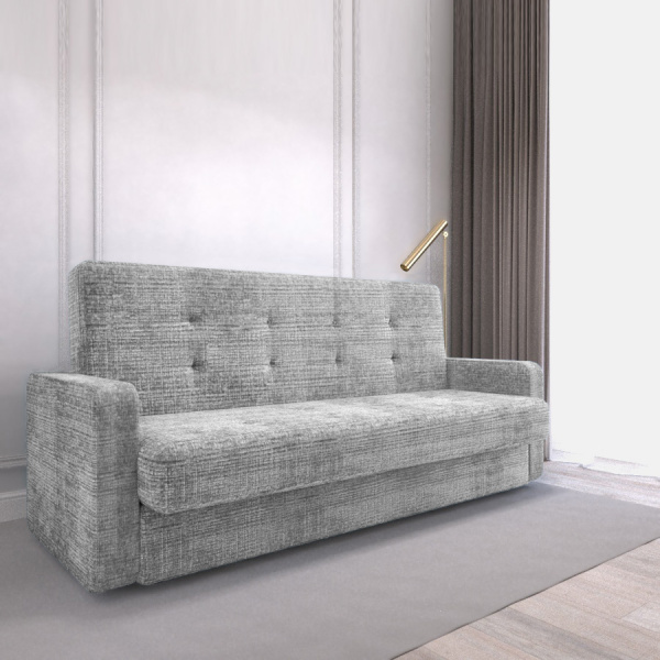 Диван-кровать "Лидер 3" S 2292 - 7 св. серый