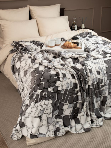 Плед фланель Texrepublic печат скрутка  200*220 93317