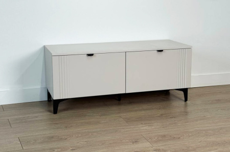 Тумба Рич кашемир/фрапучино матовый/черный