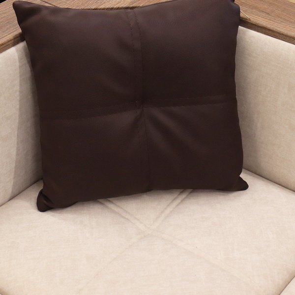 Кухонный уголок "Капучино 2-1" (правый) (Mira1/Santorini-Chestnut) мдф Дуб Шато