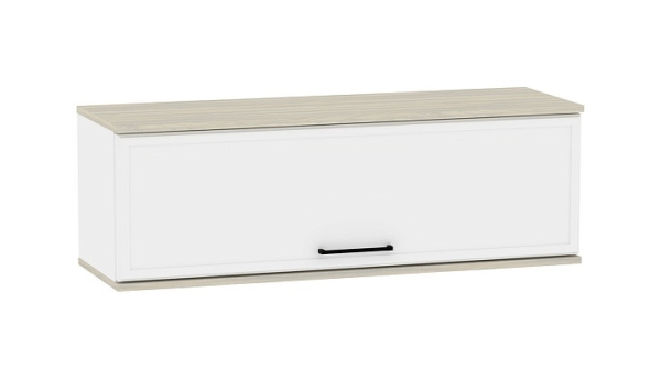 Aurelio 81 Шкаф навесной Белый-Блеквуд Сатиновый