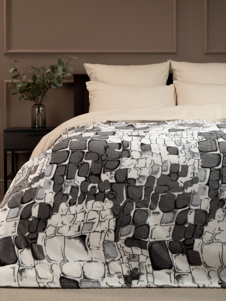 Плед фланель Texrepublic печат скрутка  200*220 93317