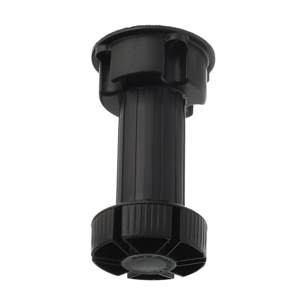 Ножка регулируемая 100-130мм (кухон), черный/в Ассортим