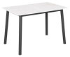 Стол Портофино-мини-L 950*650(+32) черный/ белый