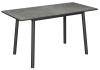 Стол Портофино-мини-L 950*650(+32) Чёрный/Серый камень