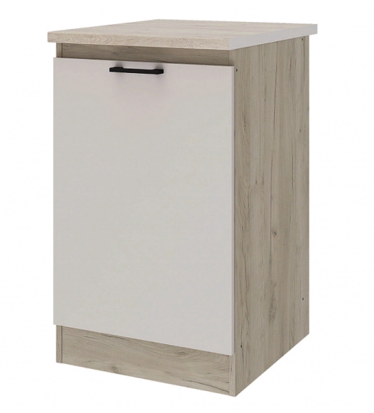 Сан-Ремо 454.31 Шкаф напольный ш50 Дуб крафт /Кашемир