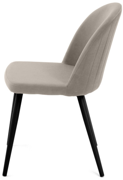 Стул Капри-3, Т170 (бежевый)+нога 1R32 (черный)